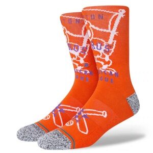 NWT Stance MLB Houston Astros Hey Batter Crew Socks SZ. L